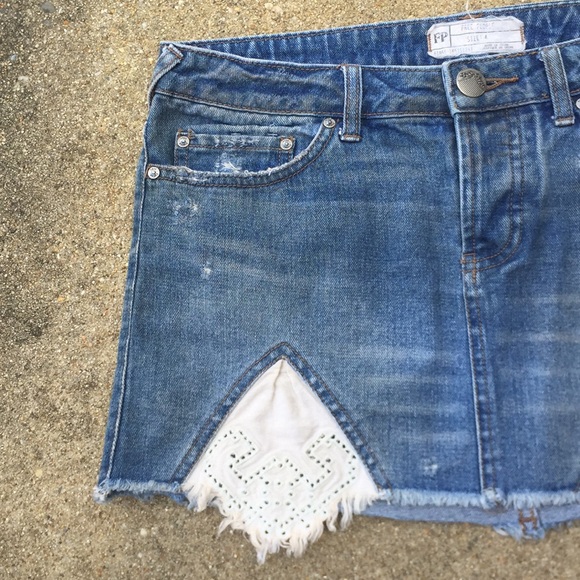 Free People Jean Skirt, Free People, Jean Skirt - Picture 3 of 7